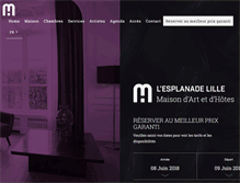 Tablet Screenshot of esplanadelille.com
